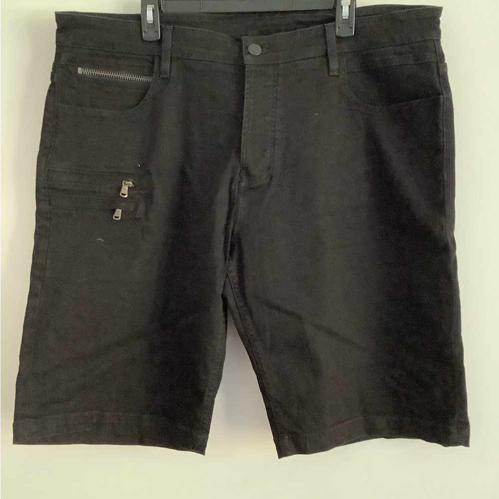 Men's Black Denim Shorts